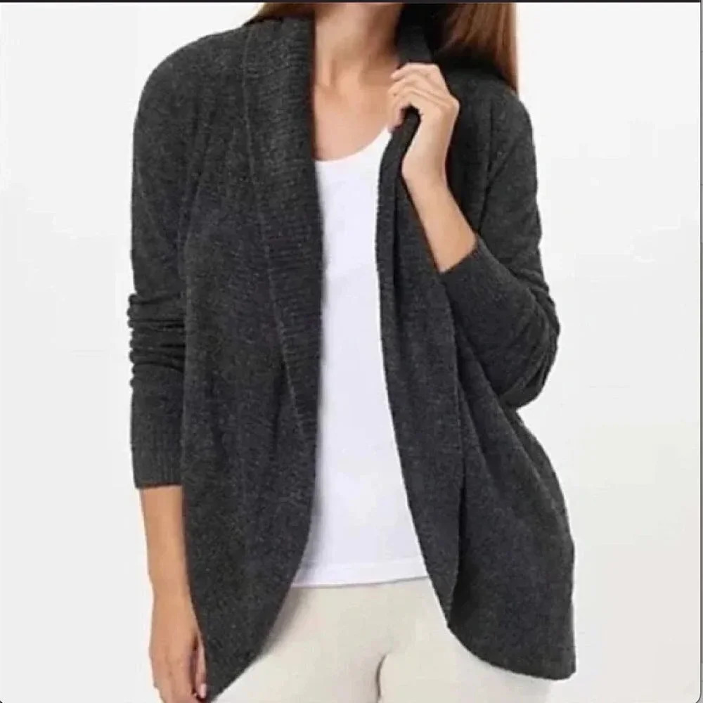 Barefoot Dreams | Cozychic Lite Open Front Circle Cardigan - Size XS/S